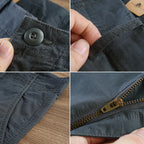 Calça Reta Masculina em Sarja - Kit 4 Unidades 🔥Black Friday🔥