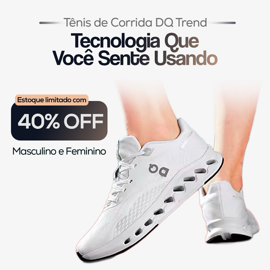 🔥Black Friday🔥 Tênis de Corrida DQ Trend Masculino e Feminino - Conforto, Estilo e Performance em Cada Passo!
