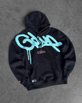 Preto roxo roupas masculinas conjunto de esportes americano nova carta oversized hoodies rua hip hop retro solto calças esportivas