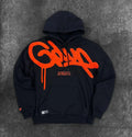 Preto roxo roupas masculinas conjunto de esportes americano nova carta oversized hoodies rua hip hop retro solto calças esportivas