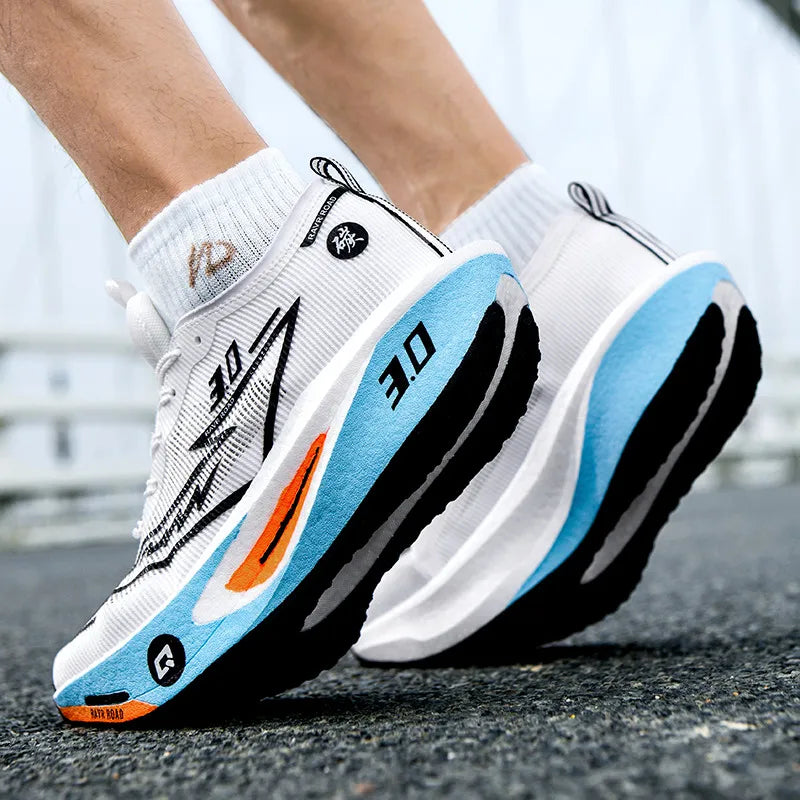 2025 sapatos esportivos masculinos placa de carbono 3.0 corrida maratona estável rebote resistente ao desgaste masculino tênis de corrida treinamento jog