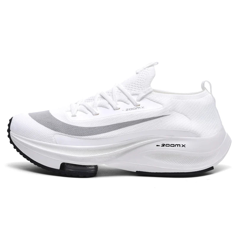Homens tênis de corrida jogging treinador corrida amortecimento ao ar livre sapatos de luxo malha fora de estrada respirável casal antiderrapante
