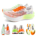 Ironsvan homens náilon fibra de carbono profissional maratona sapatos respirável ultra leve pista campo quilômetro corrida tênis corrida