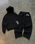 Street wear punk hip hop terno masculino y2k novo americano gótico harajuku bordado design jumper oversized casual solto terno esportivo
