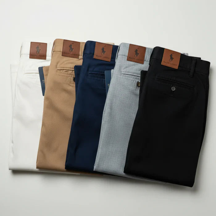 Kit 5 Unidades Calça Sarja Premium Masculina + Brinde Hoje (Cinto de Couro)